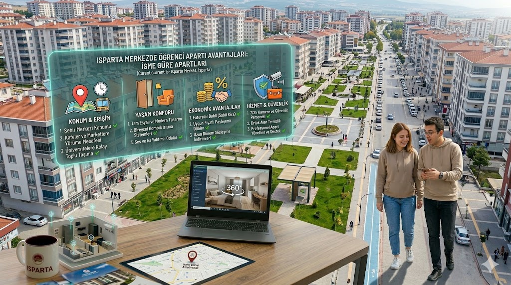 Merkezde Öğrenci Apartı Avantajları | Isparta’da Konforlu ve Kolay Yaşam